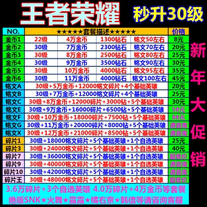 王者荣耀代练价格-赛季末王者荣耀代练价格