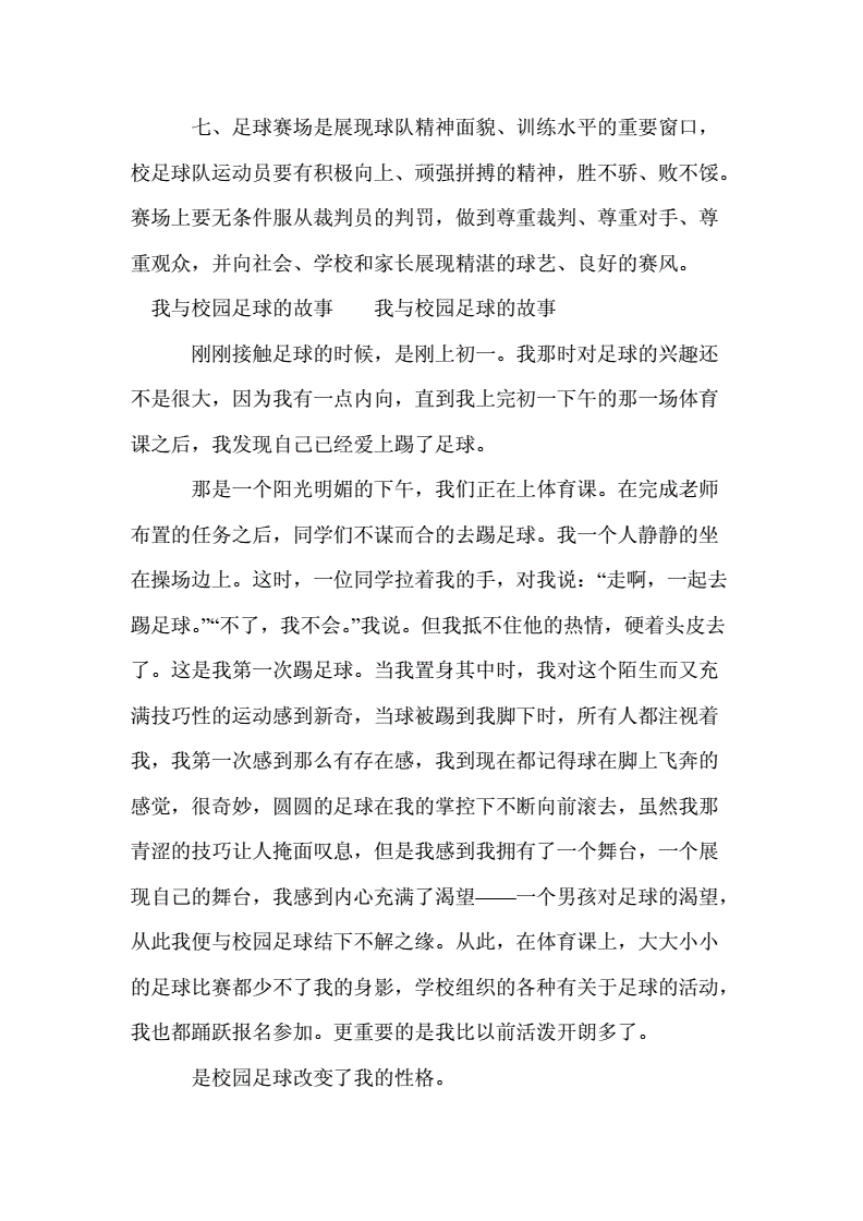 足球欣赏的论文-有关足球的文章
