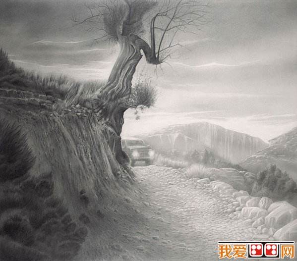 足球场素描画-足球场素描画图片