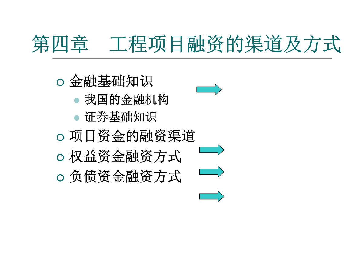 有部分资金融资的项目-融资项目是什么