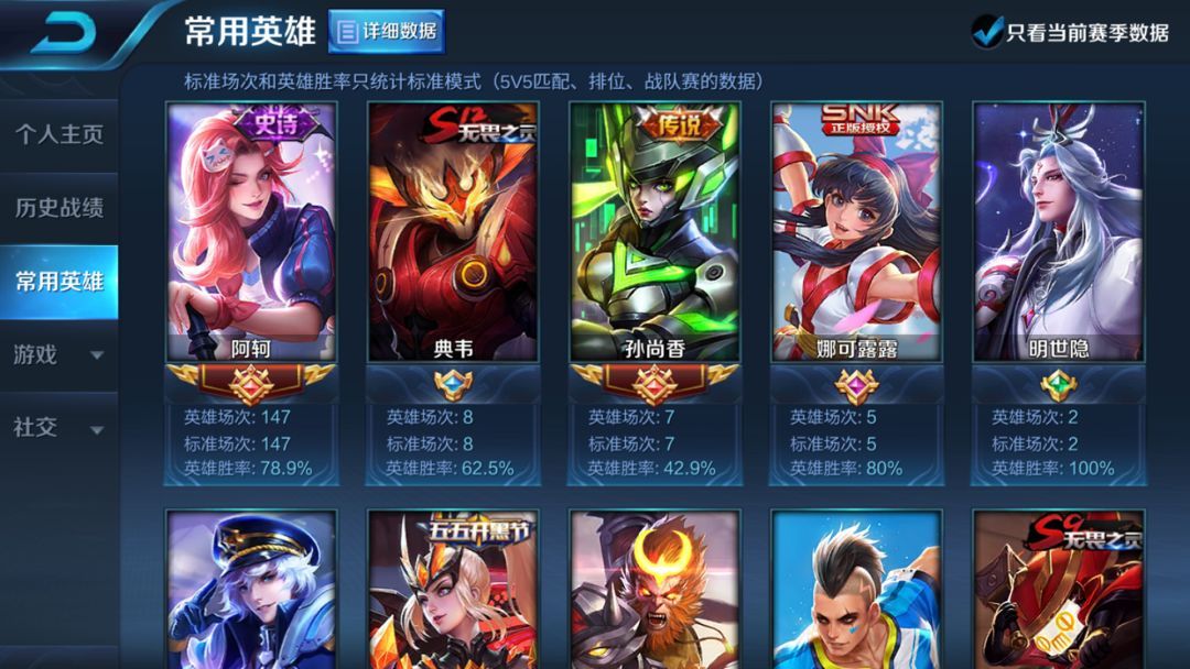 王者荣耀重制版最落后的英雄的简单介绍